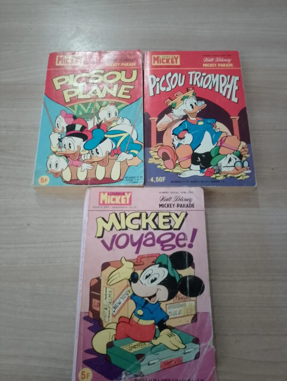 Mickey parade bis lot de 3 (offre pour le week-end) n°1275, 1407, 1372